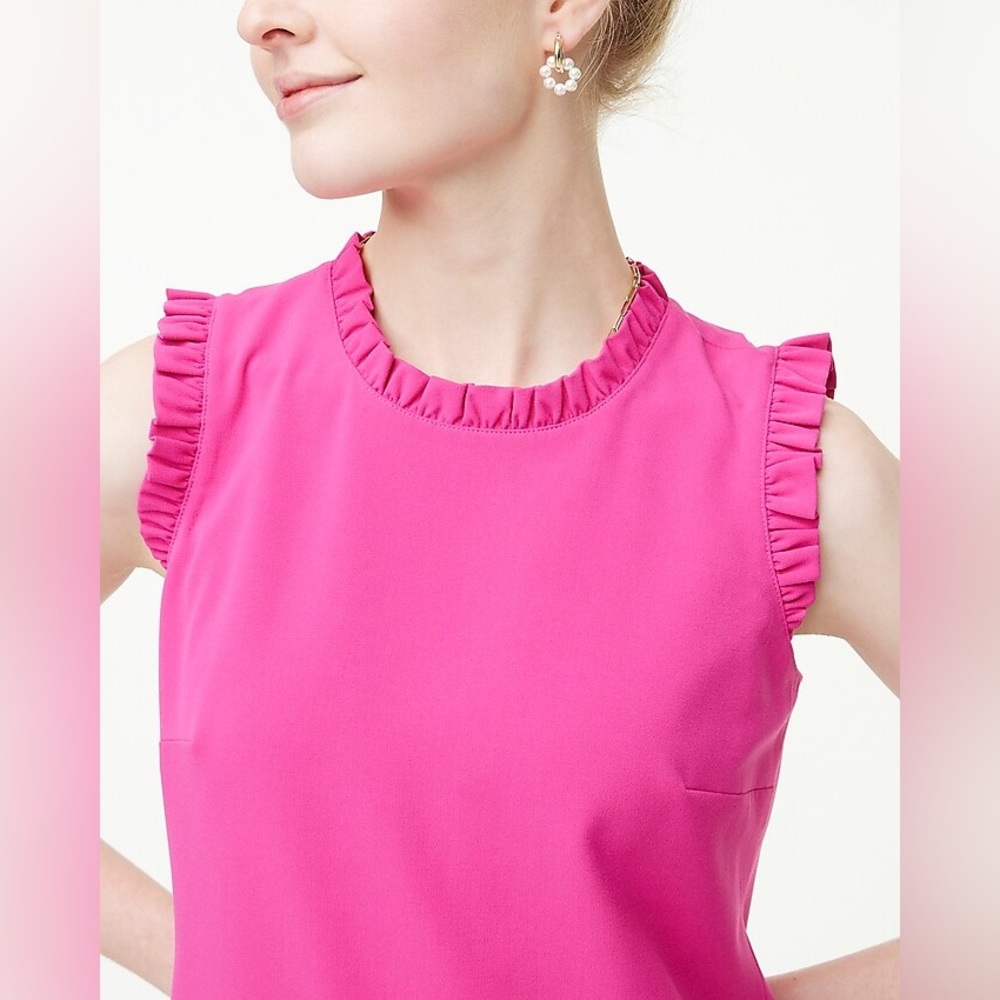 J Crew Lavender Silhouette Dress - Picture 4 of 6